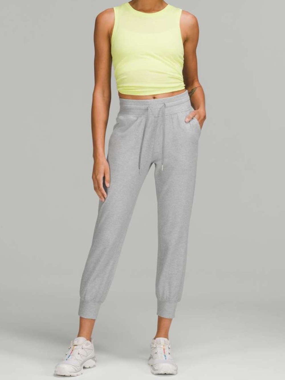 Lululemon Ready to Rulu High-Rise Jogger *7/8 Length
Heathered Raceway Grey